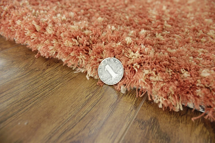 Living room 100% polyester high pile shaggy carpet and rugs with elegant design