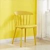 plastic material yellow color coffee chair outdoor for restaurant