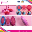 OEM Custom printing plastic children kids hair comb brush