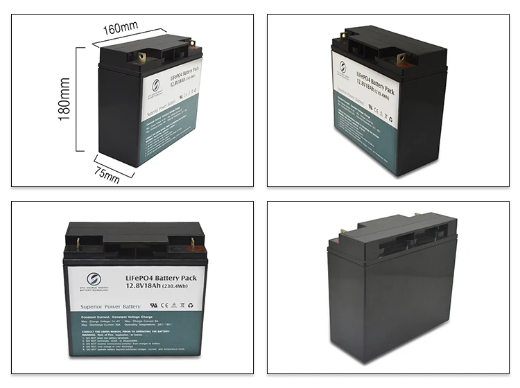 12v 18ah Lithium Battery