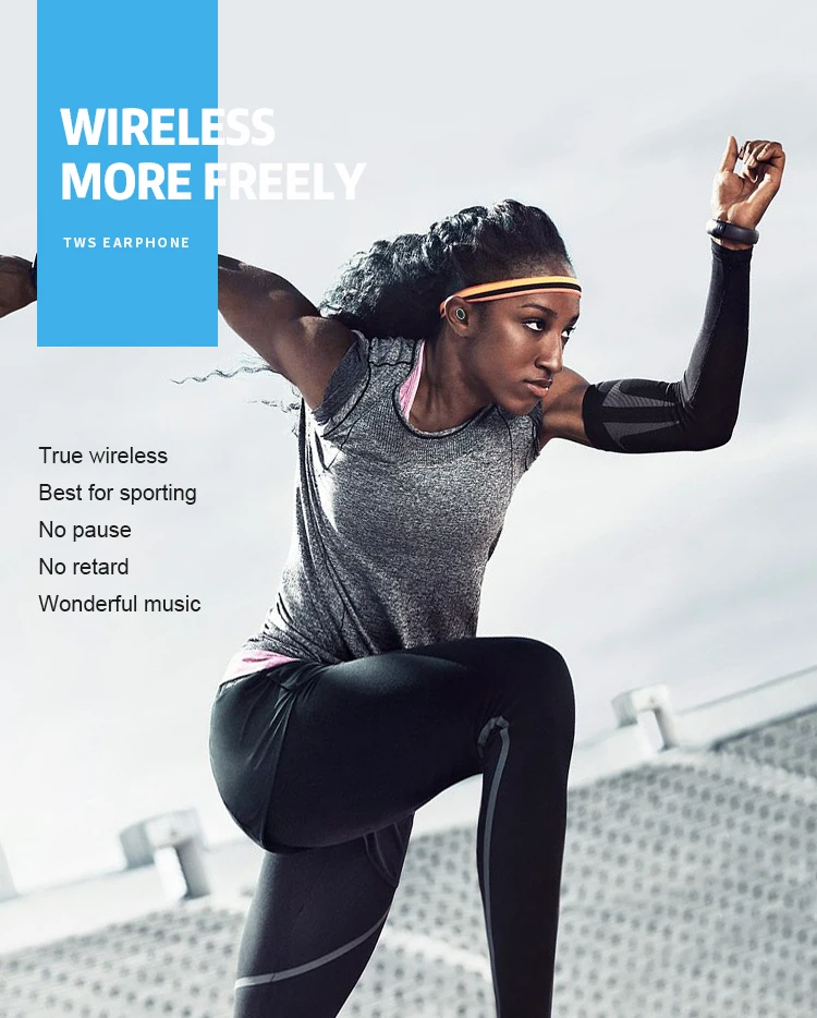 new arrival 3D Stereo Sound tws noise cancelling wireless bluetooths Touch Earbud headphones for iphone - ANKUX.COM