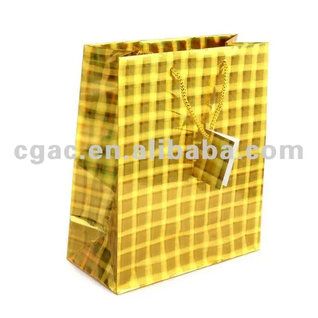 paper gift bag purple