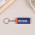 Custom Logo Soft PVC Keyholder 3D Rubber Keychain For Business Gift