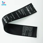 Wholesale brand logo high quality clothes printed tags and labels