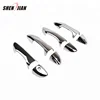 car accessories market in china 8pcs/set chrome handle cover trims fit for corolla body kit