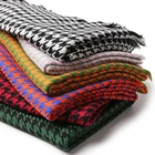 Luxury wool cashmere scarves and shawls for women Long classic alpaca wool shawl