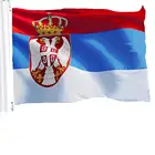 free sample 3x5 feet 100% polyester countries serbia flag printing