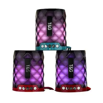 Portable Mini Stereo LED Light Bluetooth 5.0 Speaker For Phone PC - ANKUX Tech Co., Ltd