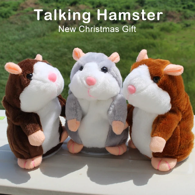 New Christmas gift Plush talking hamster stuffed animals toy custom plush toy