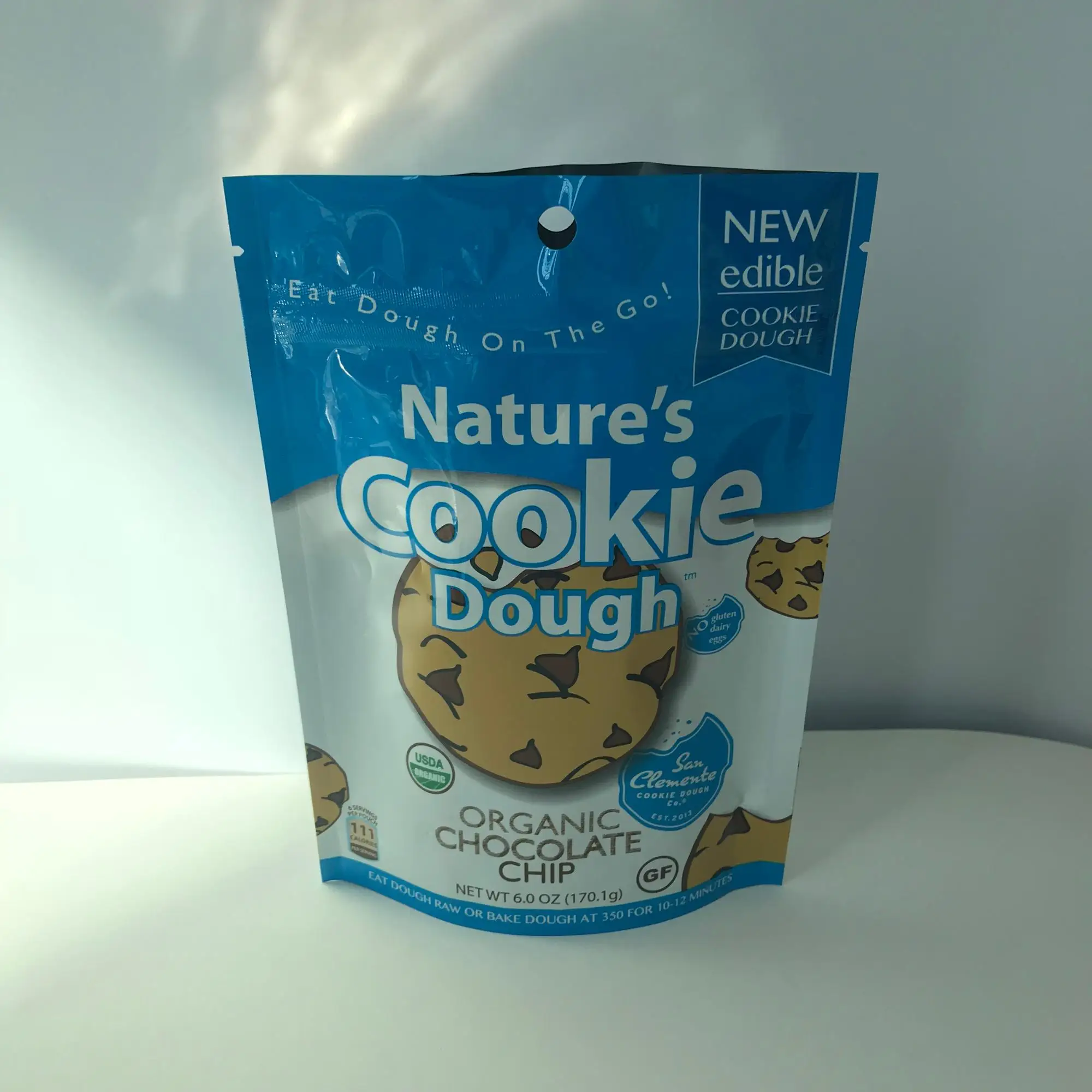 stand up cookie bag / aluminium foil zipper bag for snack