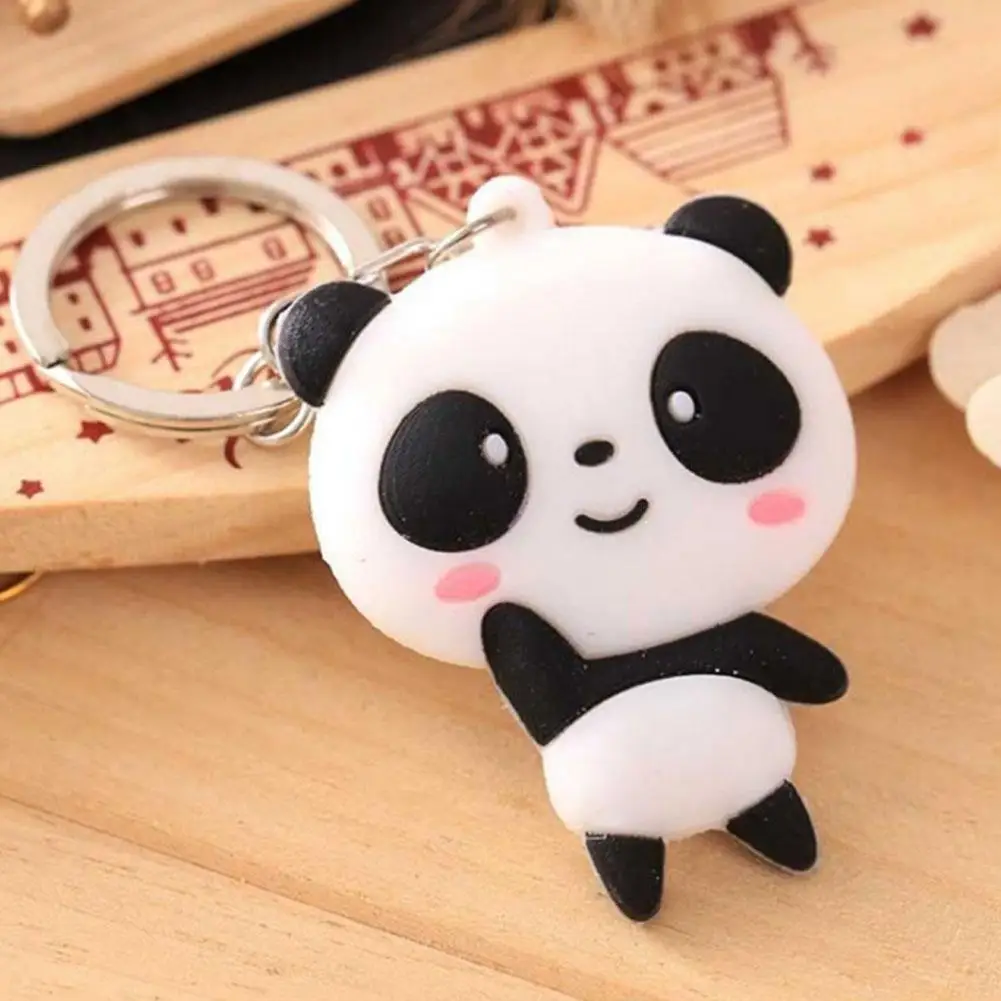 panda bear keychain keyring cute animal chinese panda gift