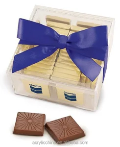 acrylic gift box,stylish gift square clear acrylic candy favor