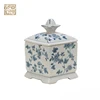Small and exquisite small ceramic trinket storage box for jewelry