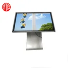 43 49 55 65 inch floor standing built-in pc lcd digital sinage touch screen 24/7 totem kiosk