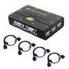 JideTech 4 Port KVM Switch VGA KVM Switch 4x1 Up to Resolution 2048x1563