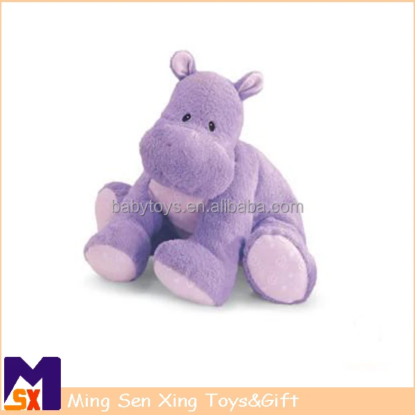 small plush hippo