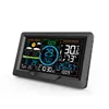 ProfessionalPT3390 colorful weather station with touch key rainfall&wind speed/ direction
