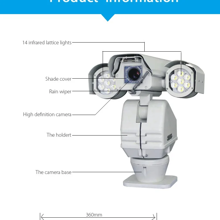 Long Range PTZ Laser Camera