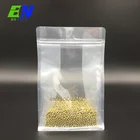eco friendly recyclable bag thick plastic bags box bottom coffee peanut grain packaging