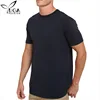Round Neck 95% Cotton 5% Spandex Custom Private Label Men Short Sleeve Black t shirt