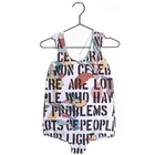 Private label kids swim wear summer letter printed one piece cross back toddler girls swimwear