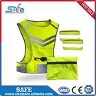 ANSI reflective safety mesh running vest for sports