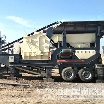 ISO CE Construction waste movable crusher mobile crushing machine