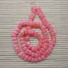 High quality genuine pink coral bead button shaped beads