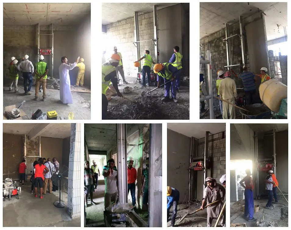 automatic plastering machine
