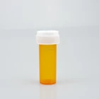 19 dram pop top Child resistant round shape plastic pill push turn vial for capsule medicine packing