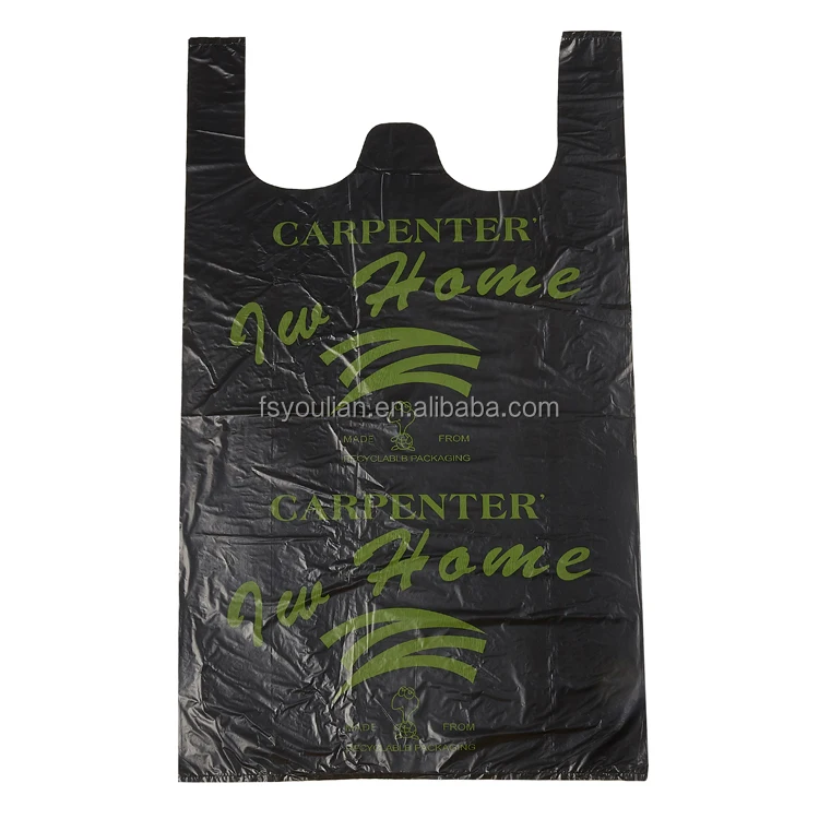 LLDPE With Custom Logo Eco Friendly Small Degradable Mini Beach Heavy Duty Black Packing Plastic Bags