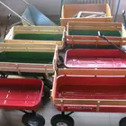 Toy Metal Toy Hand Cart Popular Wholesale Children Toy Wooden And Metal Hand Wagon Cart