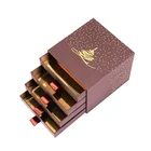 luxury cardboard slide open drawer chocolate gift box