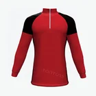 Custom high quality long sleeves zipper t shirt