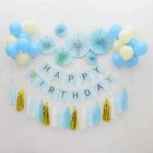 Happy Birthday Banner Paper Children Party Decoration