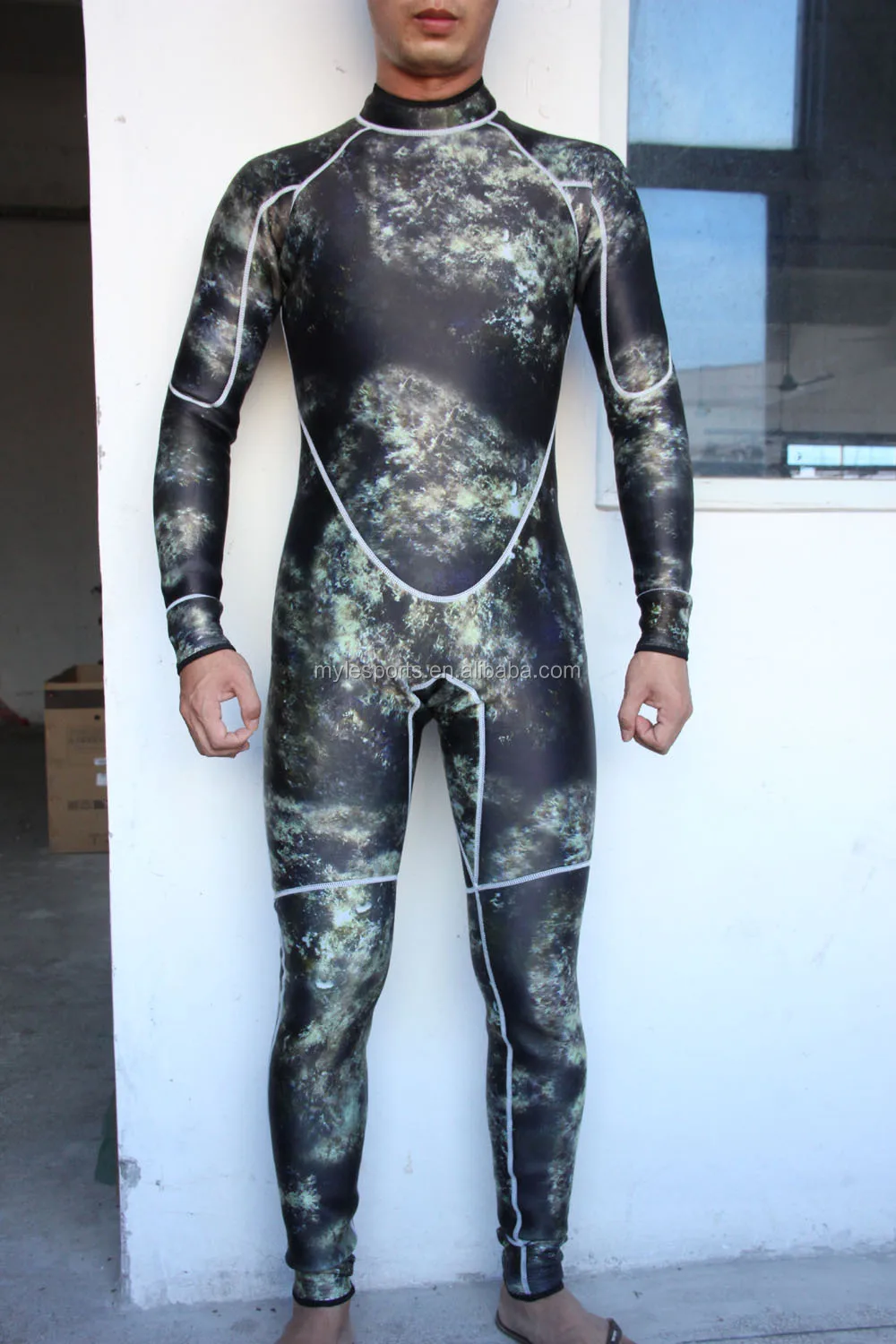 Camo Neoprene Scuba Snorkeling Swim Lycra Skin Full Suit Wetsuit Buy