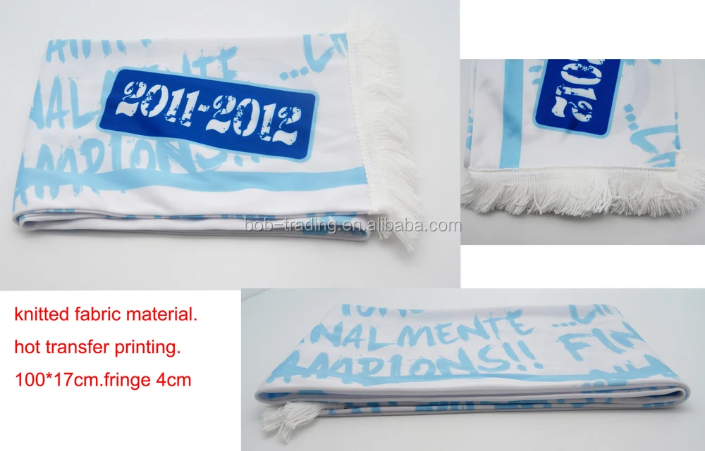 Germany series football fan printing scarf custom silk satin football fans scarf