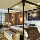 Kempinski Seychelles Resort hotel furniture contract canopy four-poster bedroom style bedroom furniture