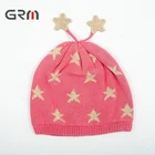 Kids Baby Bonnet Girl Wool Knitted Cap Knit Hat Baby Beanie