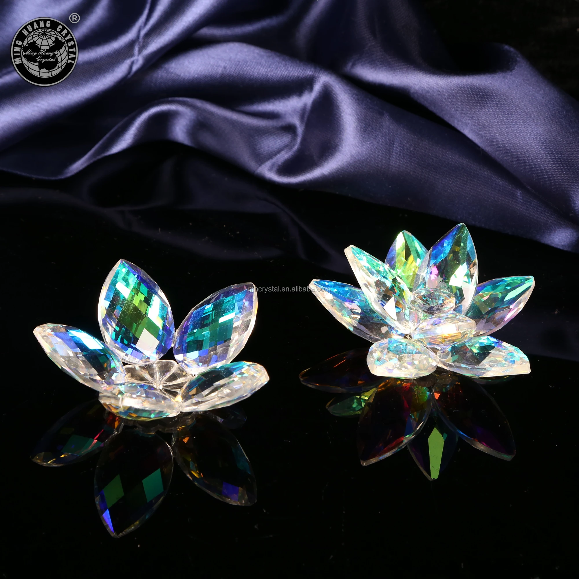 designed crystal lotus pictures cant do this figurine justice