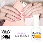 V&W OEM 3 Step Beautiful Fur Fabric Gel Polish