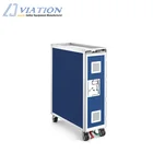 Inflight service trolley aluminum aircraft beverage cart hand size
