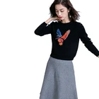 Latest Korean Style Ladies Cloth Angora Bottoming Pullover Sweater For Ladies