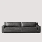 American Design Living Room Furniture Set Modern Leather Sofa