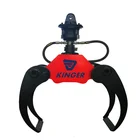 Excavator crane commonly used parts of forestry equipment atv grapple crane