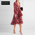 Dress party long sleeve dress embellished Chiffon dress wholesale