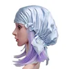 stylish silk hair bonnet