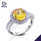 Changeable stone jewelry retail 2 carat princess cut ring