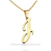 Olivia Factory Direct Initial Alphabet Necklace Chinese Supplier Wholesale Custom Capital Letter Necklace