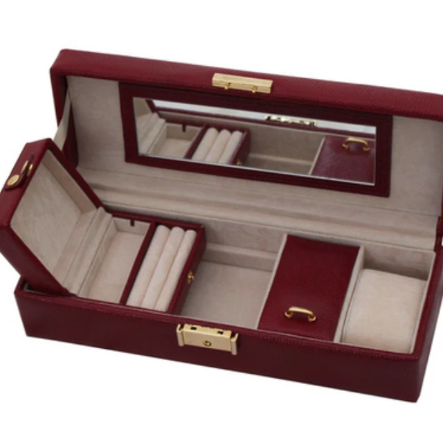 new type pu leather ring jewelry gift box with best price